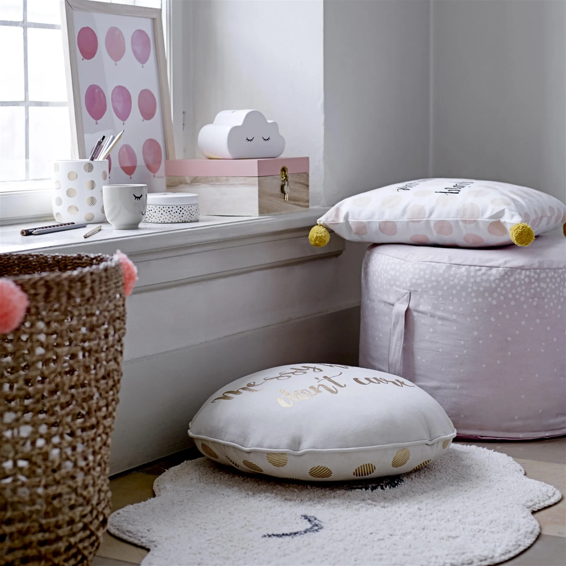 Cloud børnetæppe, naturlig Bloomingville