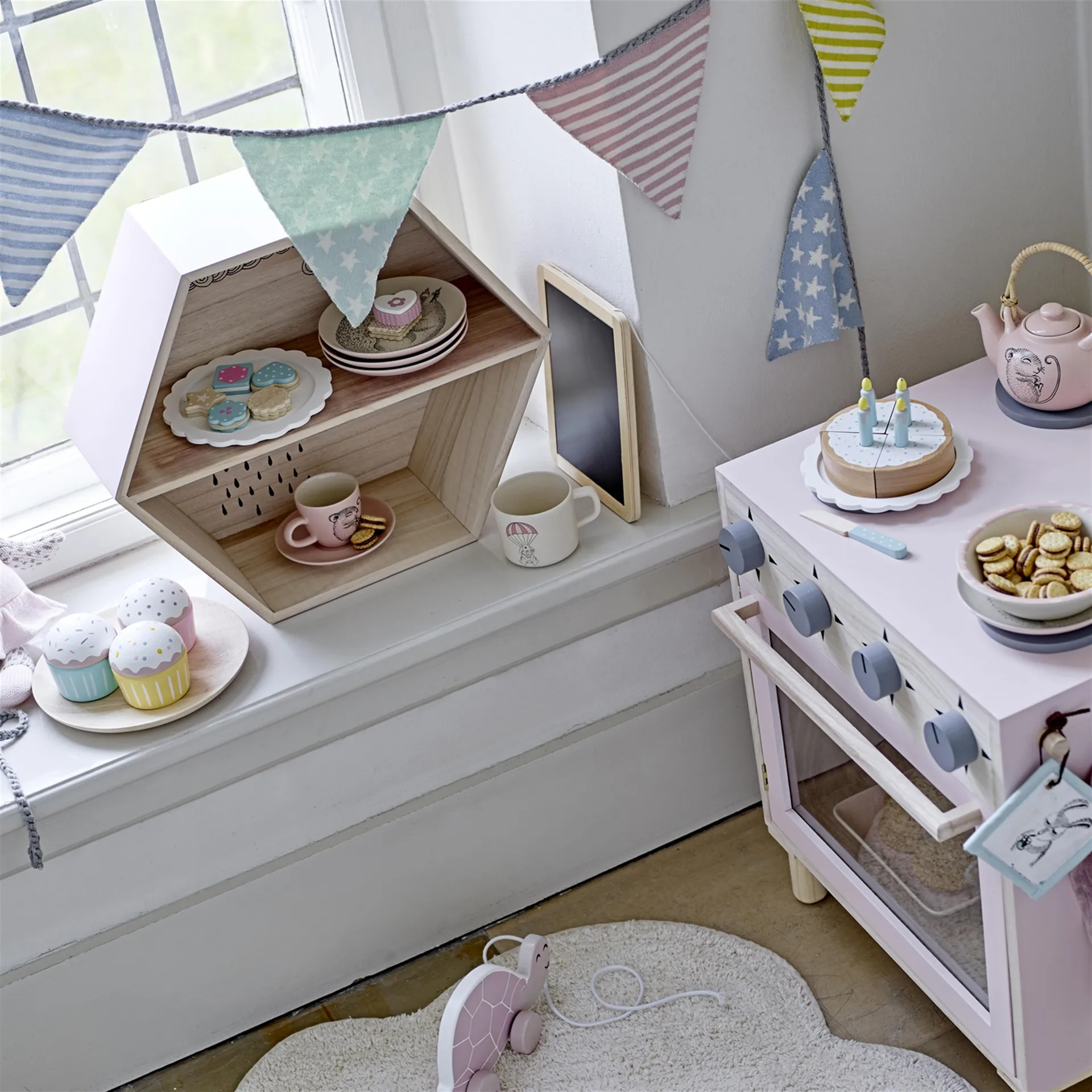 Cloud børnetæppe, naturlig Bloomingville