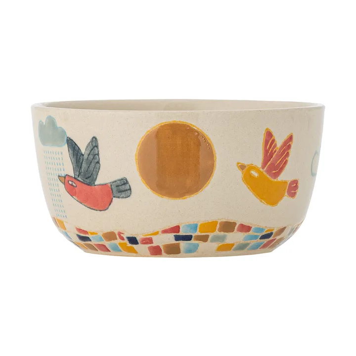Colorine skål Ø12 cm - Natur - Bloomingville