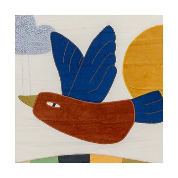 Colorine vægdekoration bomuld 101x101 cm - Natur - Bloomingville