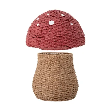 Corintha opbevaringskurv med låg Ø43x61 cm - Rød - Bloomingville