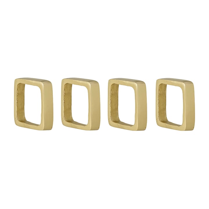 Cybelle servietring 4,5x4,5 cm 4-pak, Guld Bloomingville