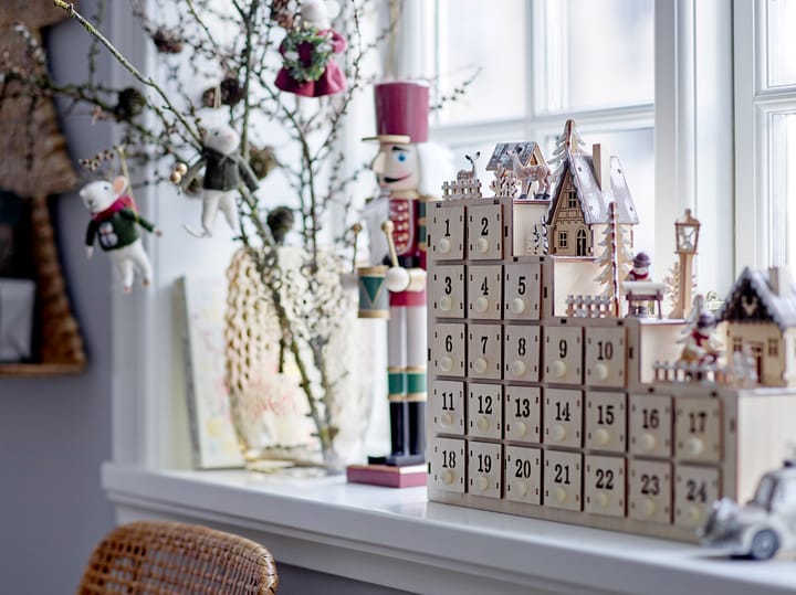 Darren Nøddeknækkeren dekoration 38 cm 2 dele, Grøn Bloomingville