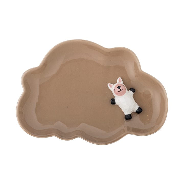 Dolly tallerken 14x20 cm - Brun - Bloomingville