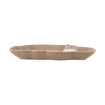 Dolly tallerken 14x20 cm - Brun - Bloomingville