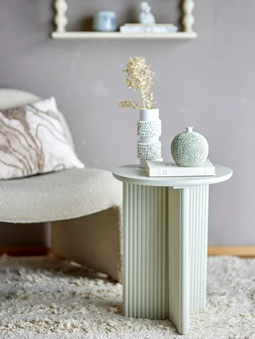 Edith sidebord Ø40 cm - Hvid - Bloomingville