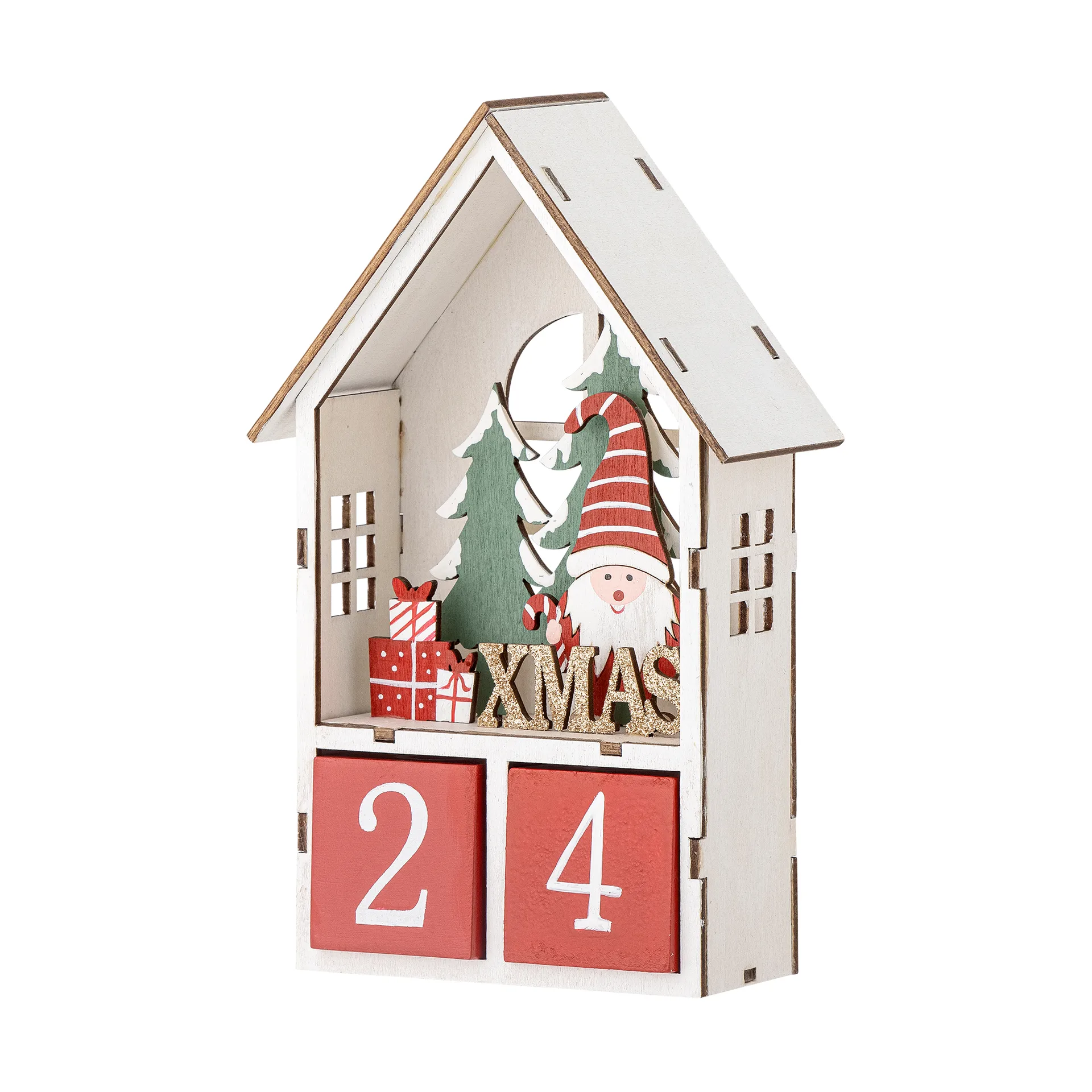 Edmund kalender med dato, Rød Bloomingville