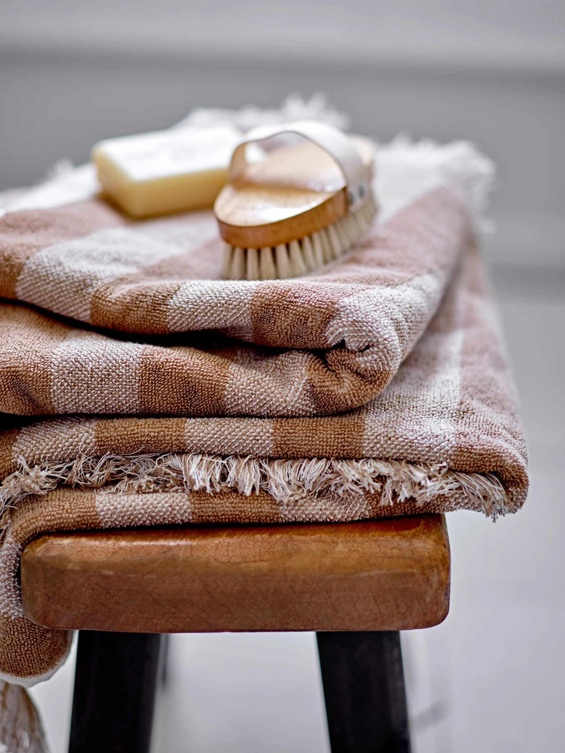 Elaia håndklæde 50x100 cm, Brun Bloomingville