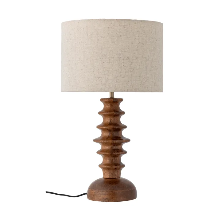 Elinora bordlampe - Brun, Ø30 cm - Bloomingville