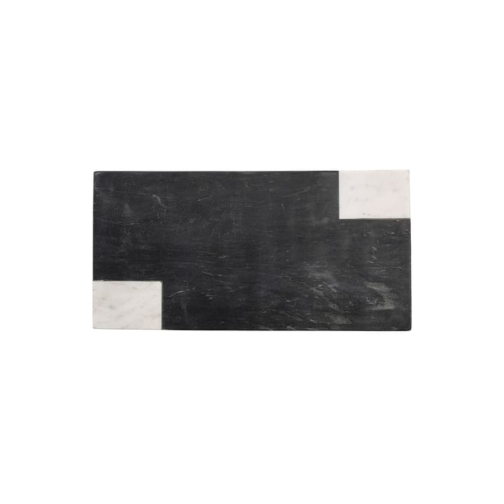 Elvia skærebræt marmor 23x45,5 cm - Sort - Bloomingville