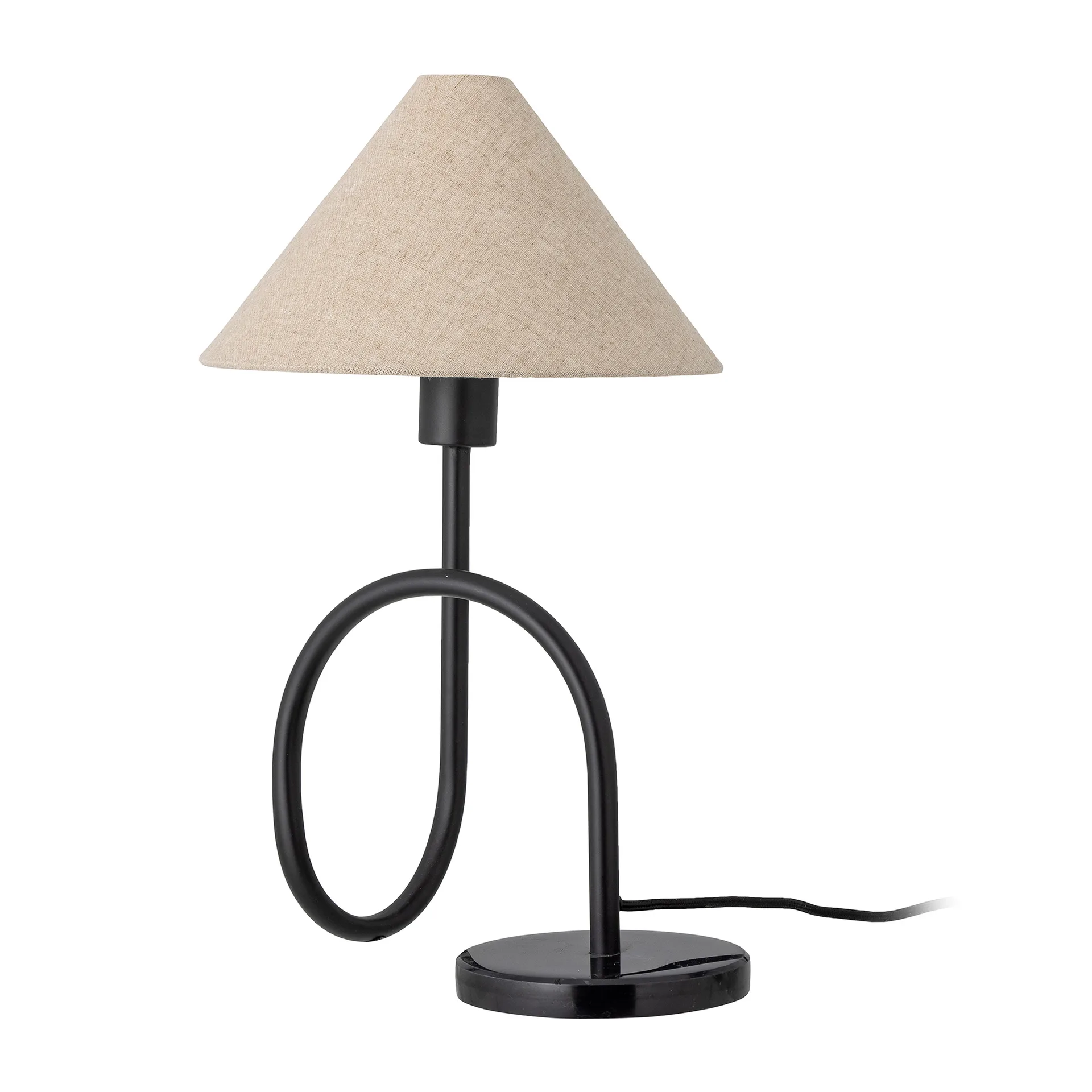 Emaline bordlampe 48 cm, Natur/Sort Bloomingville