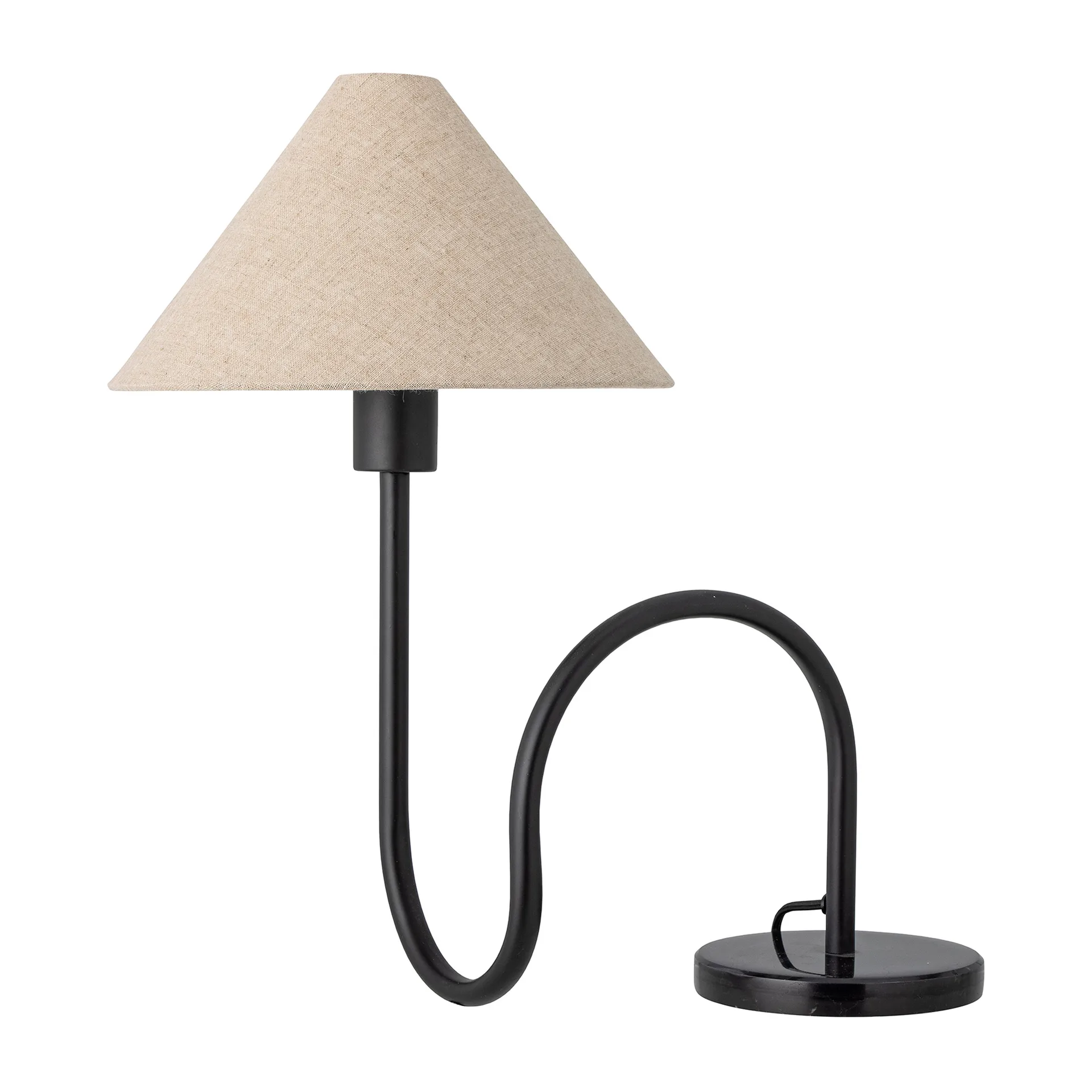 Emaline bordlampe 48 cm, Natur/Sort Bloomingville