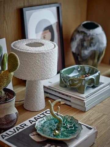 Emmie bordlampe Ø 20 cm - Hvid - Bloomingville