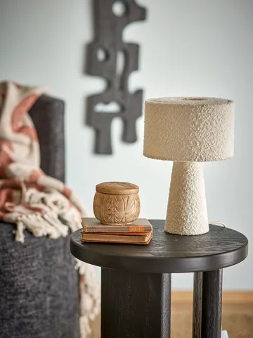 Emmie bordlampe Ø 20 cm - Hvid - Bloomingville