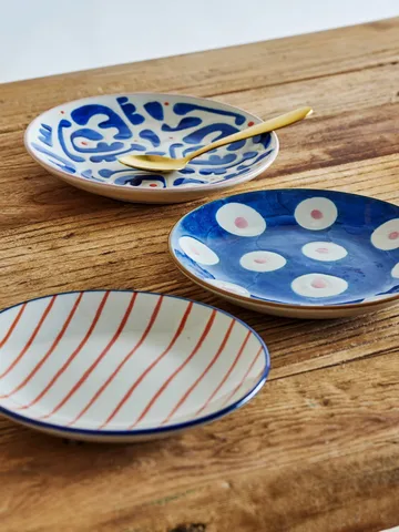 Eviaya tallerken - Multi, 3 dele - Bloomingville