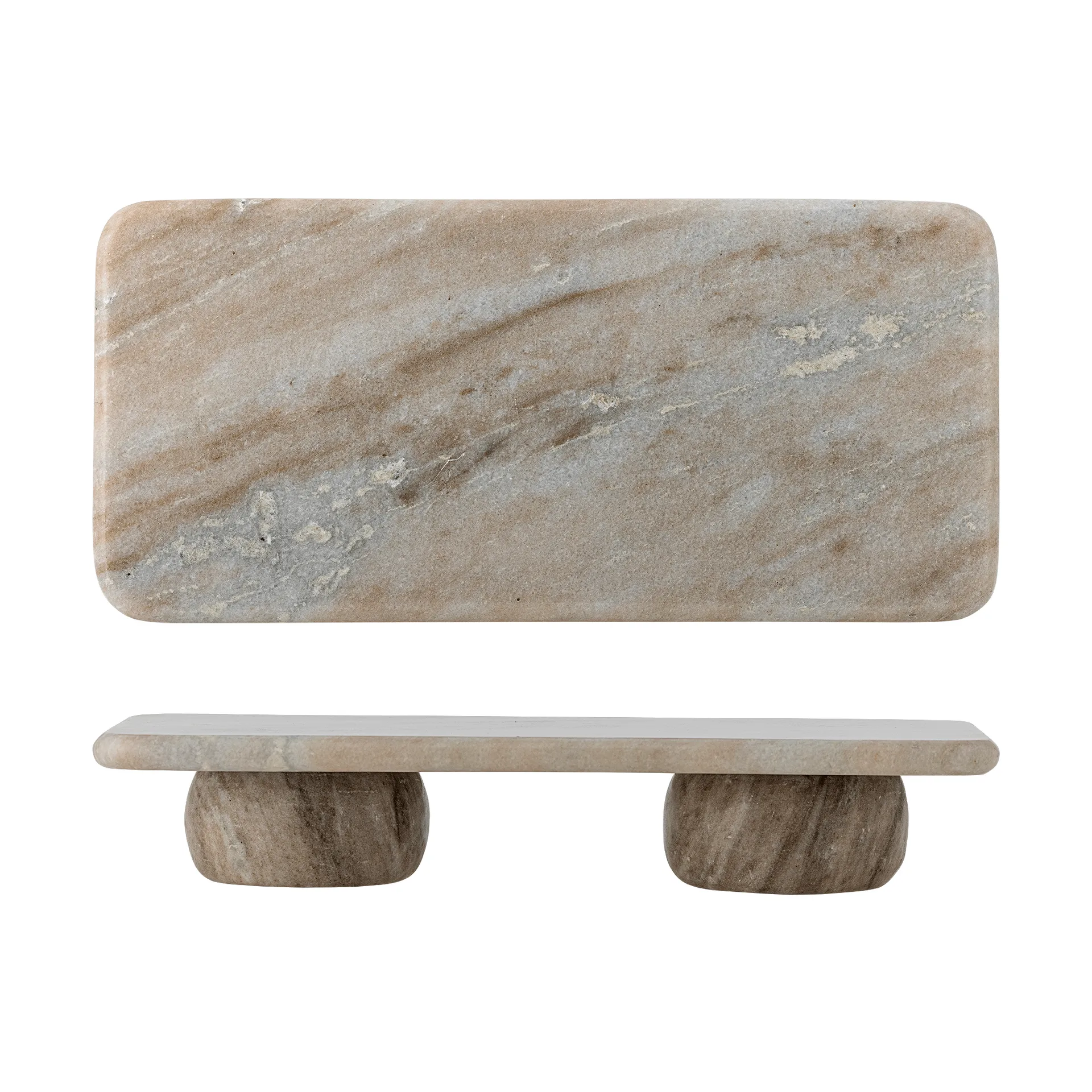 Fatin Pedestal sokkel, Grå, 38x18 cm Bloomingville
