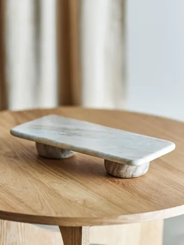 Fatin Pedestal sokkel - Grå, 38x18 cm - Bloomingville