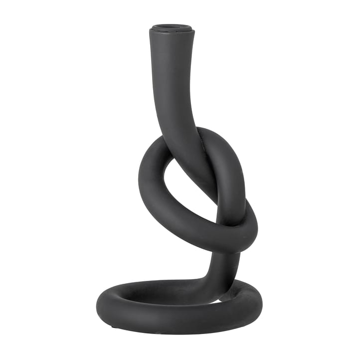 Flikka lysestage 21,5 cm, Sort Bloomingville