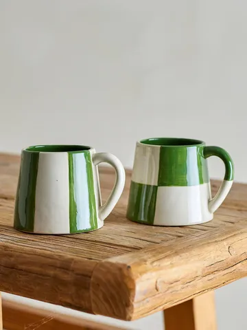 Floki krus - Green, 4 dele - Bloomingville