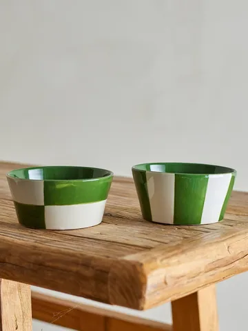 Floki skål - Green, 4 dele - Bloomingville