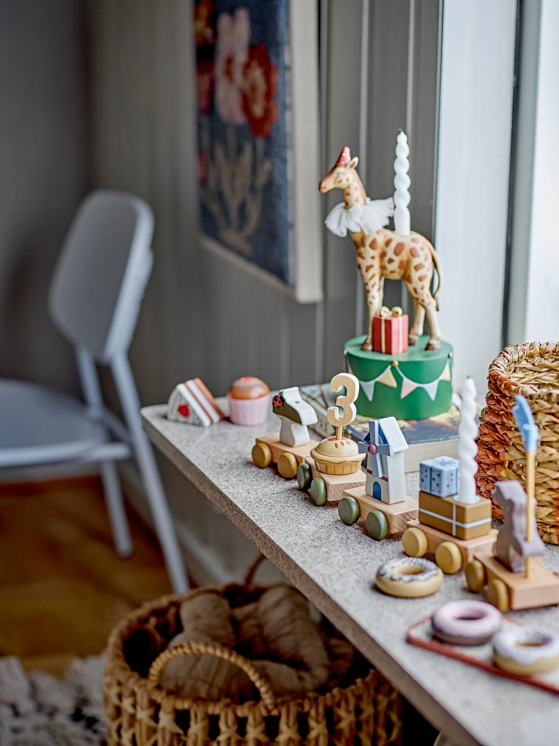 Flor lysestage 25 cm, Giraf Bloomingville