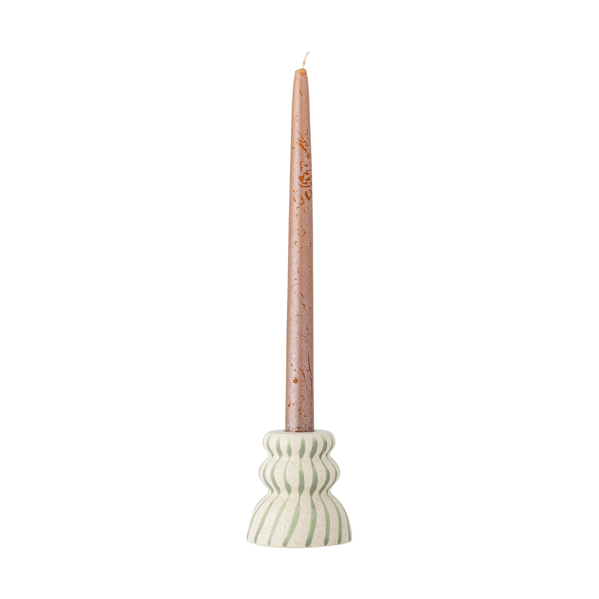 Gabin lysestage 8 cm, Grøn Bloomingville