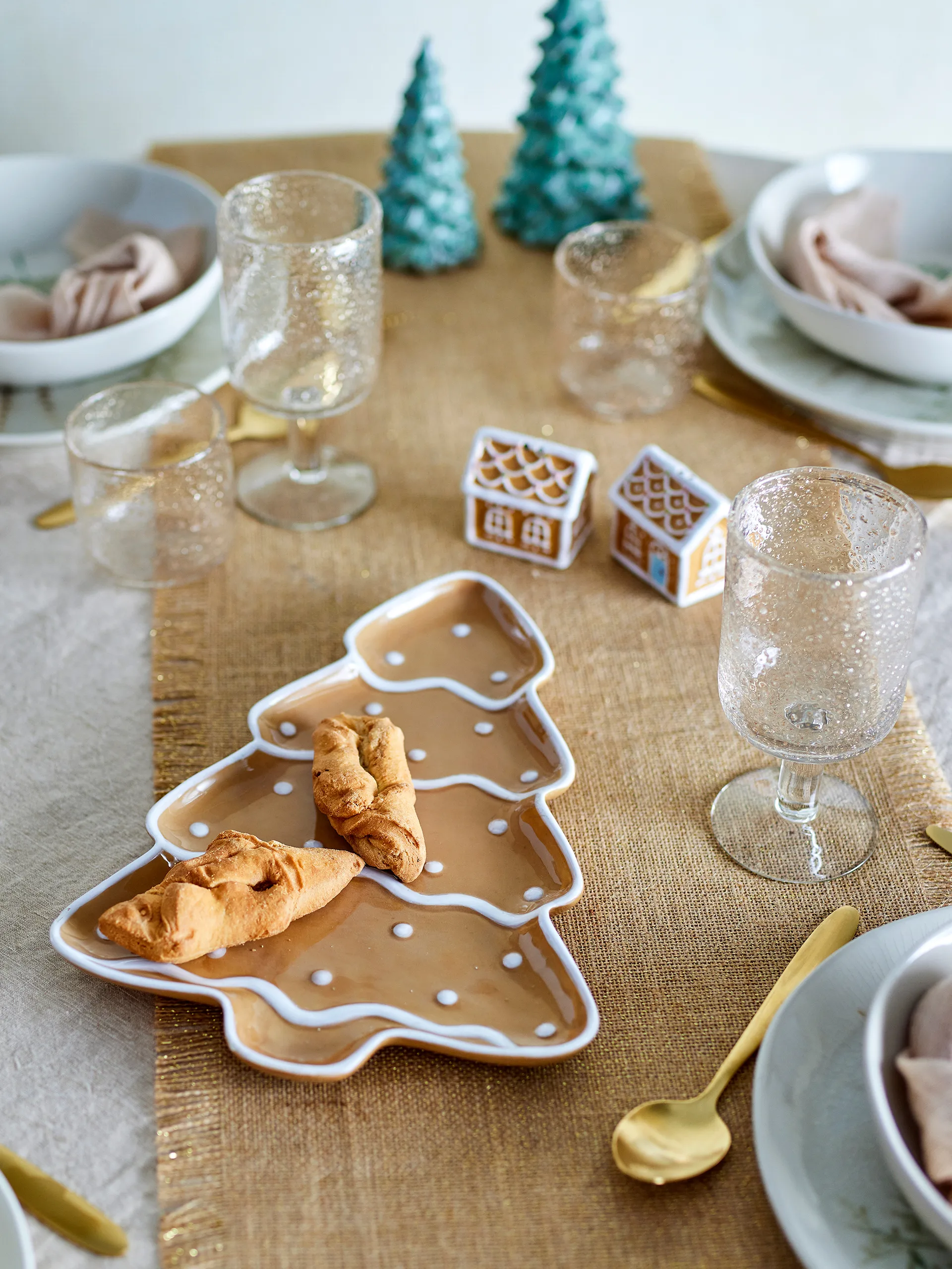 Ginnie serveringsbakke 33x23 cm, Brun Bloomingville