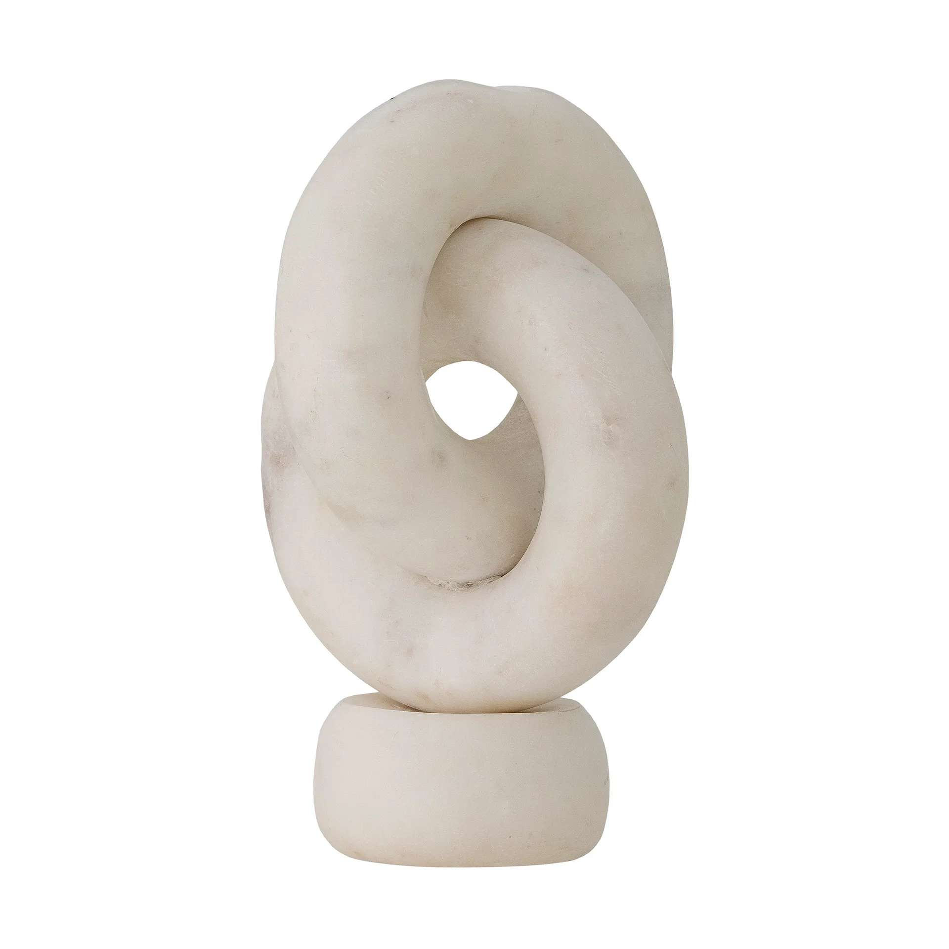 Goa lysestage 20 cm, White marble Bloomingville
