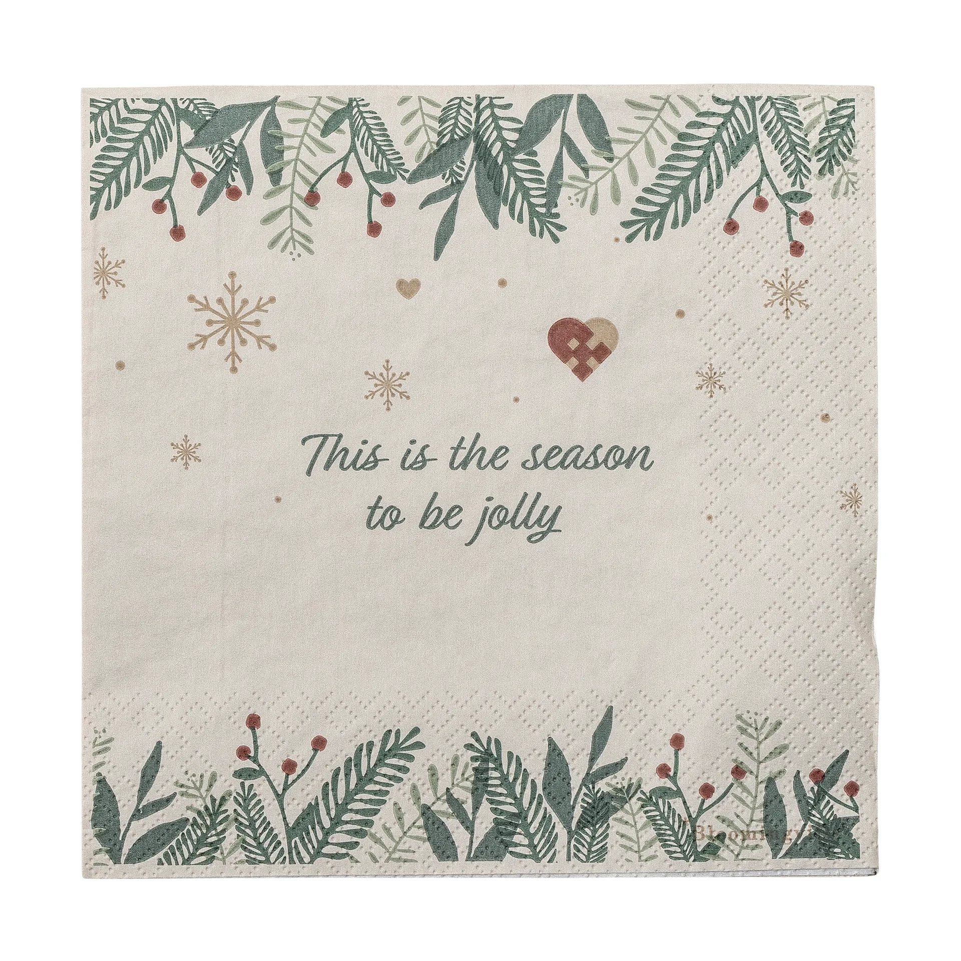 Grazia papirserviet 33x33 cm 20-pak, Multi Bloomingville