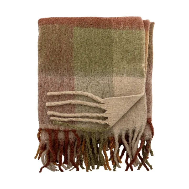 Hamisha plaid - Multi, ternet, 152x127 cm - Bloomingville