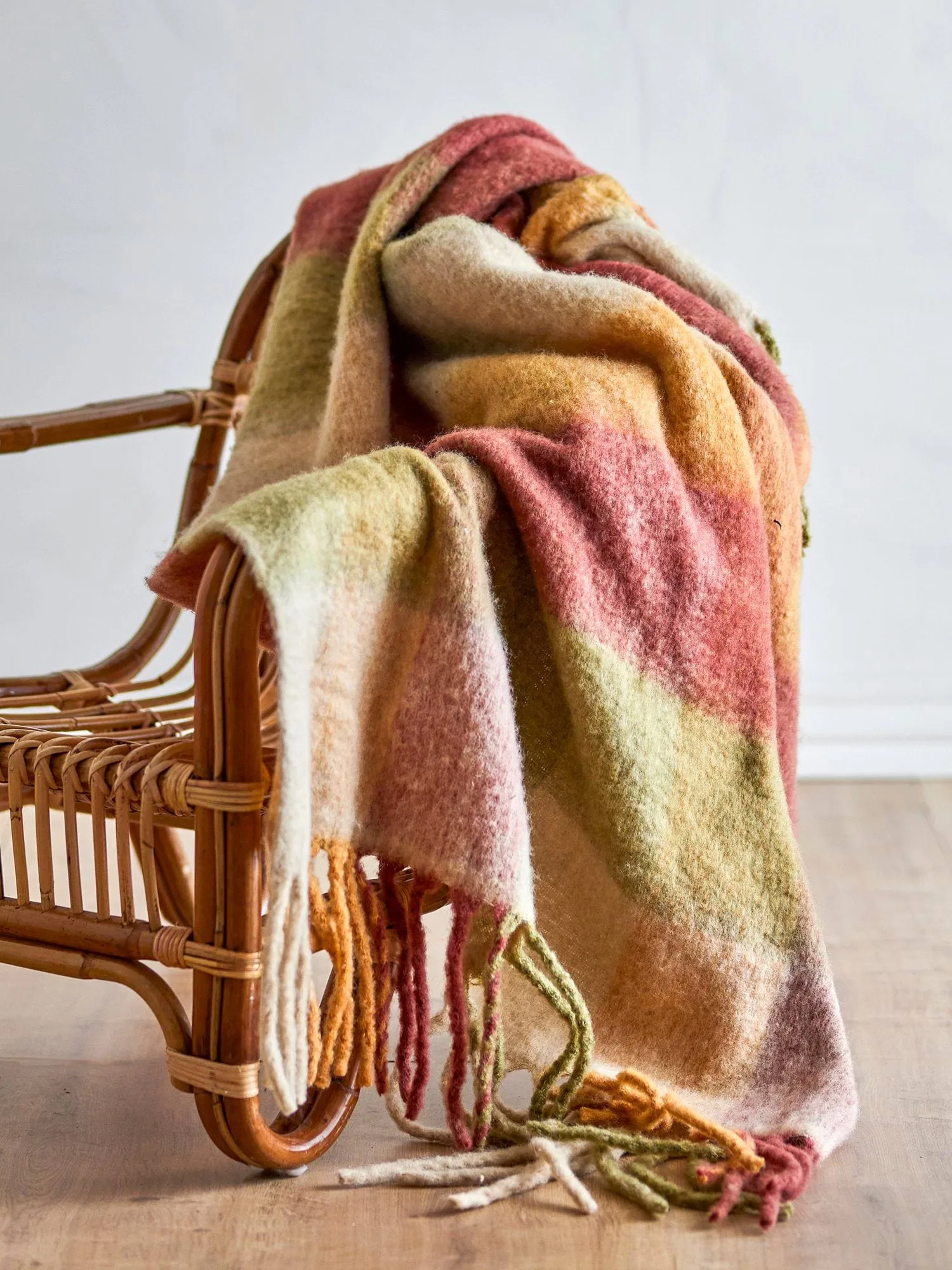 Hamisha plaid, Multi, ternet, 152x127 cm Bloomingville