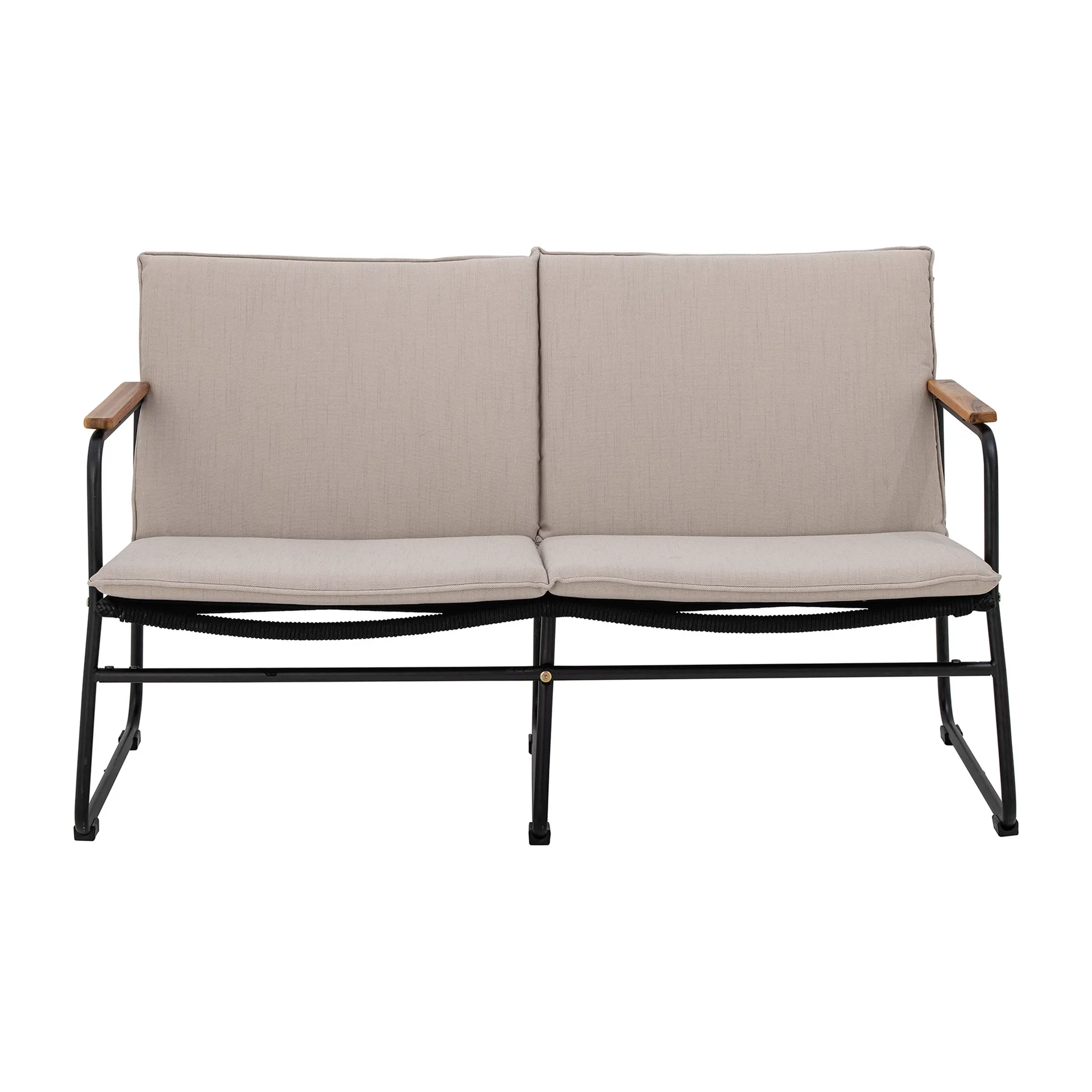 Hampton sofa 127x71x76 cm, Sort/Beige Bloomingville