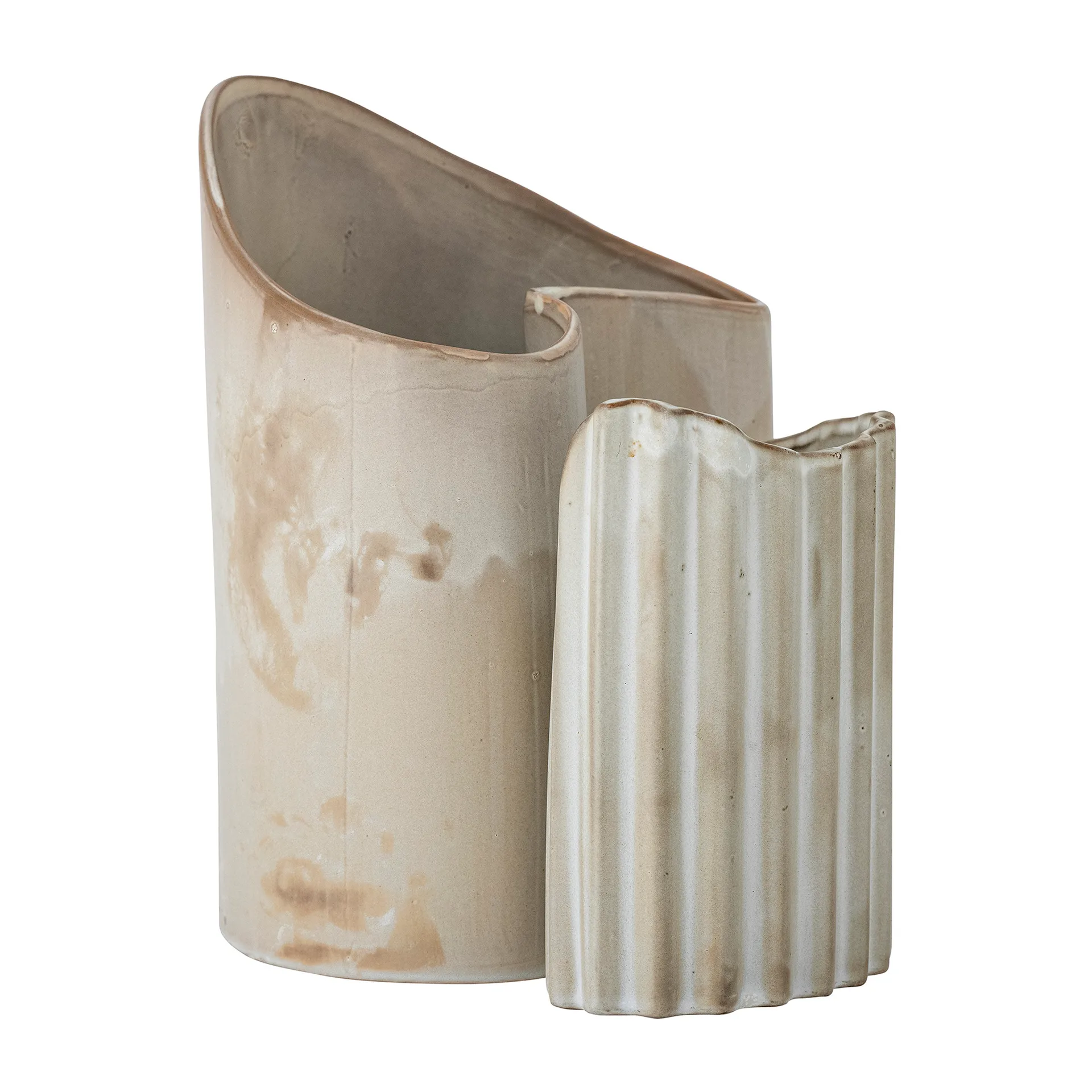 Henaj vase 2 dele, Brun/Beige Bloomingville