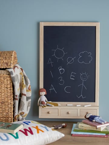 Higma kridttavle 50x80 cm - Sort - Bloomingville
