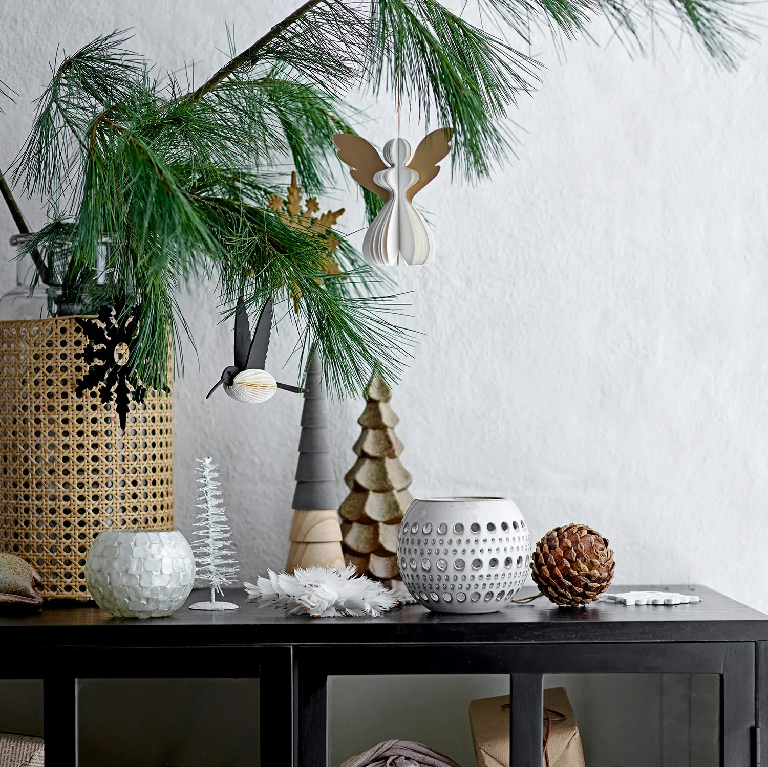 Iasonas Bird Ornament juleophæng, Multi Bloomingville