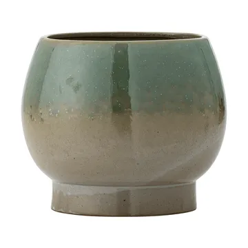 Imke urtepotte med underskål - Green, 18,5x17,5 cm - Bloomingville