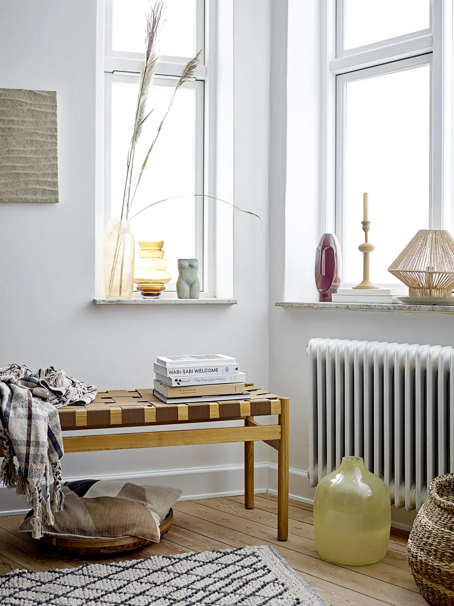 Indica lysestage 26 cm, Gul Bloomingville