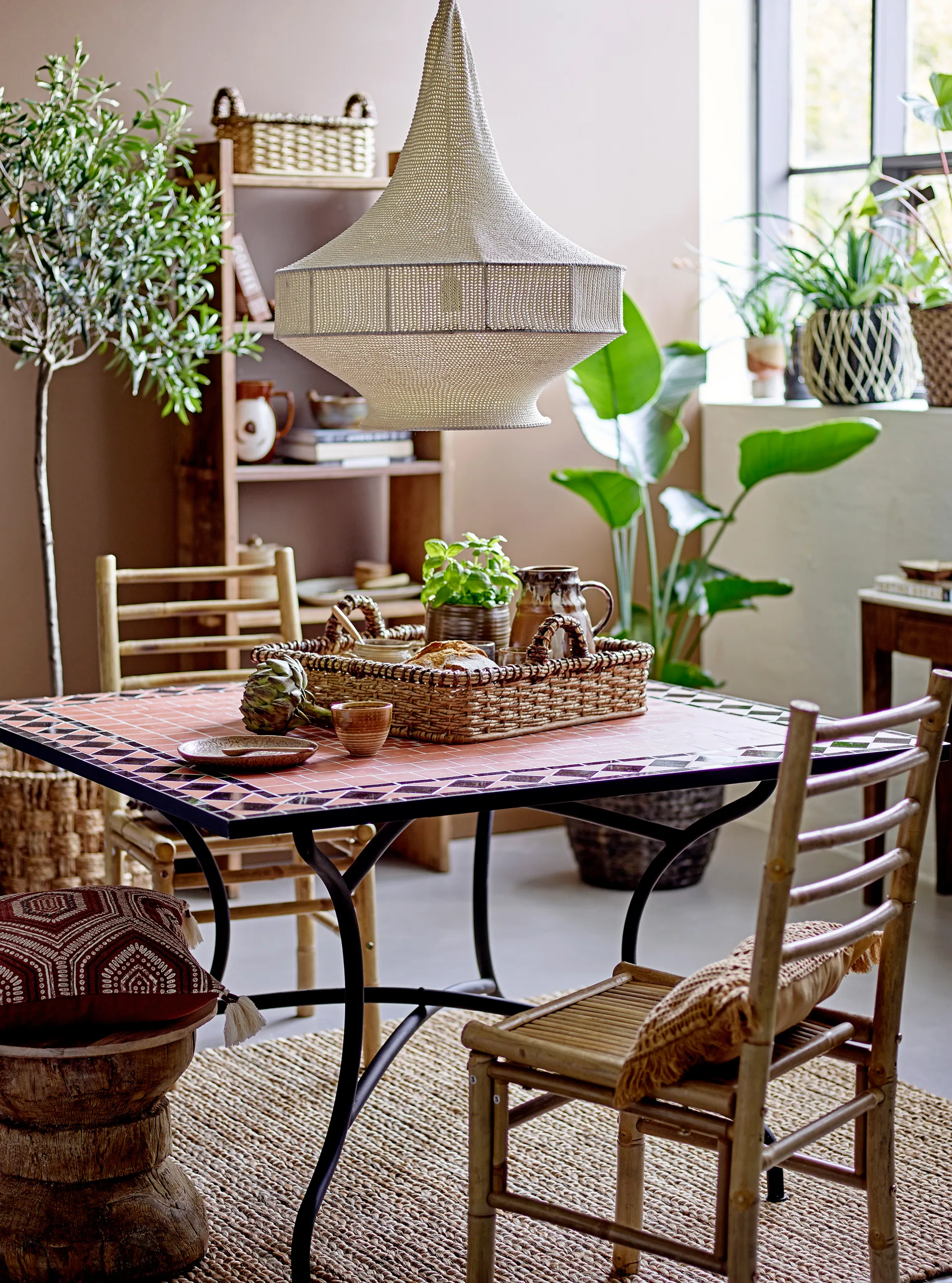 Iness krukke Ø14 cm, Brun Bloomingville