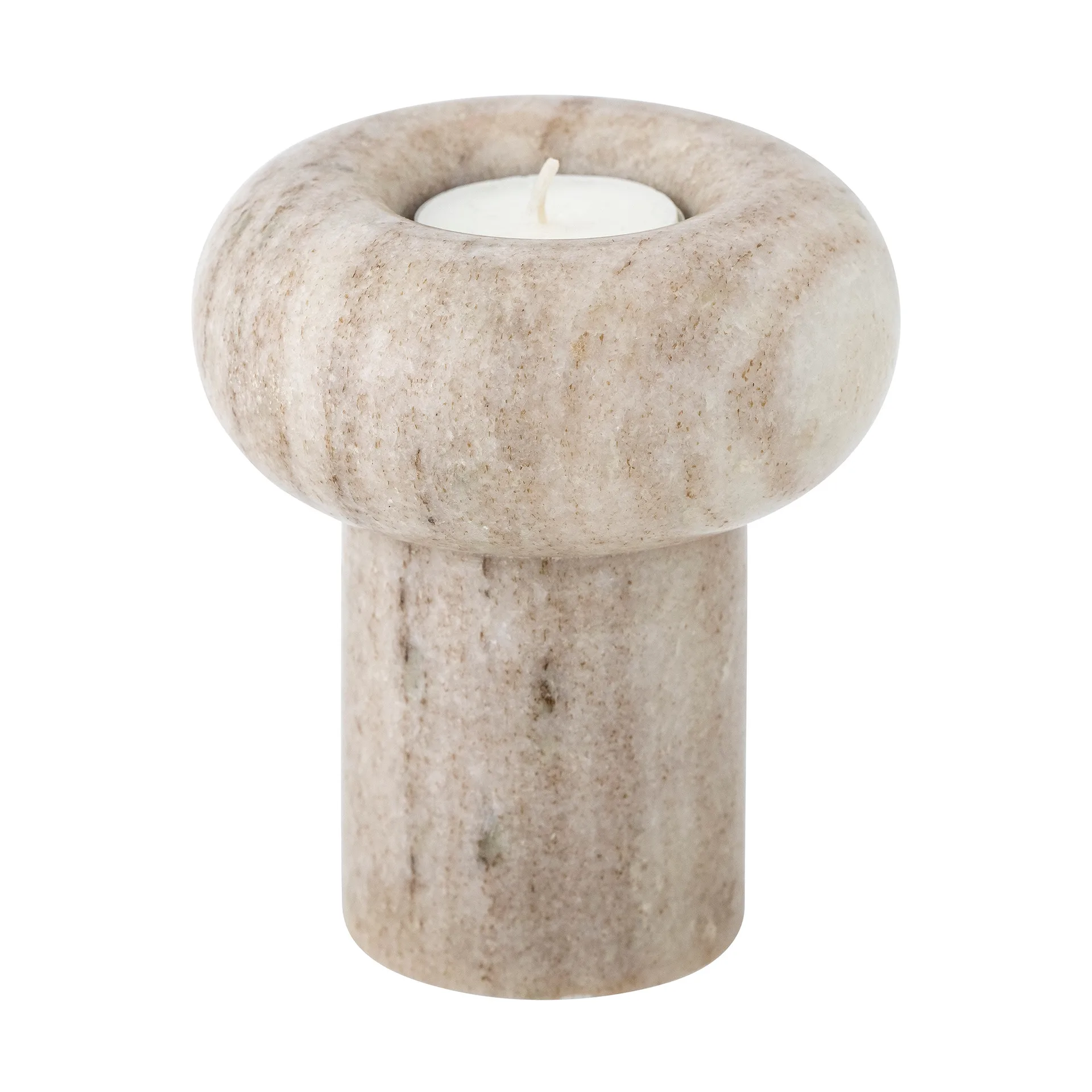 Isabea fyrfadsstage 12 cm, Marmor Bloomingville