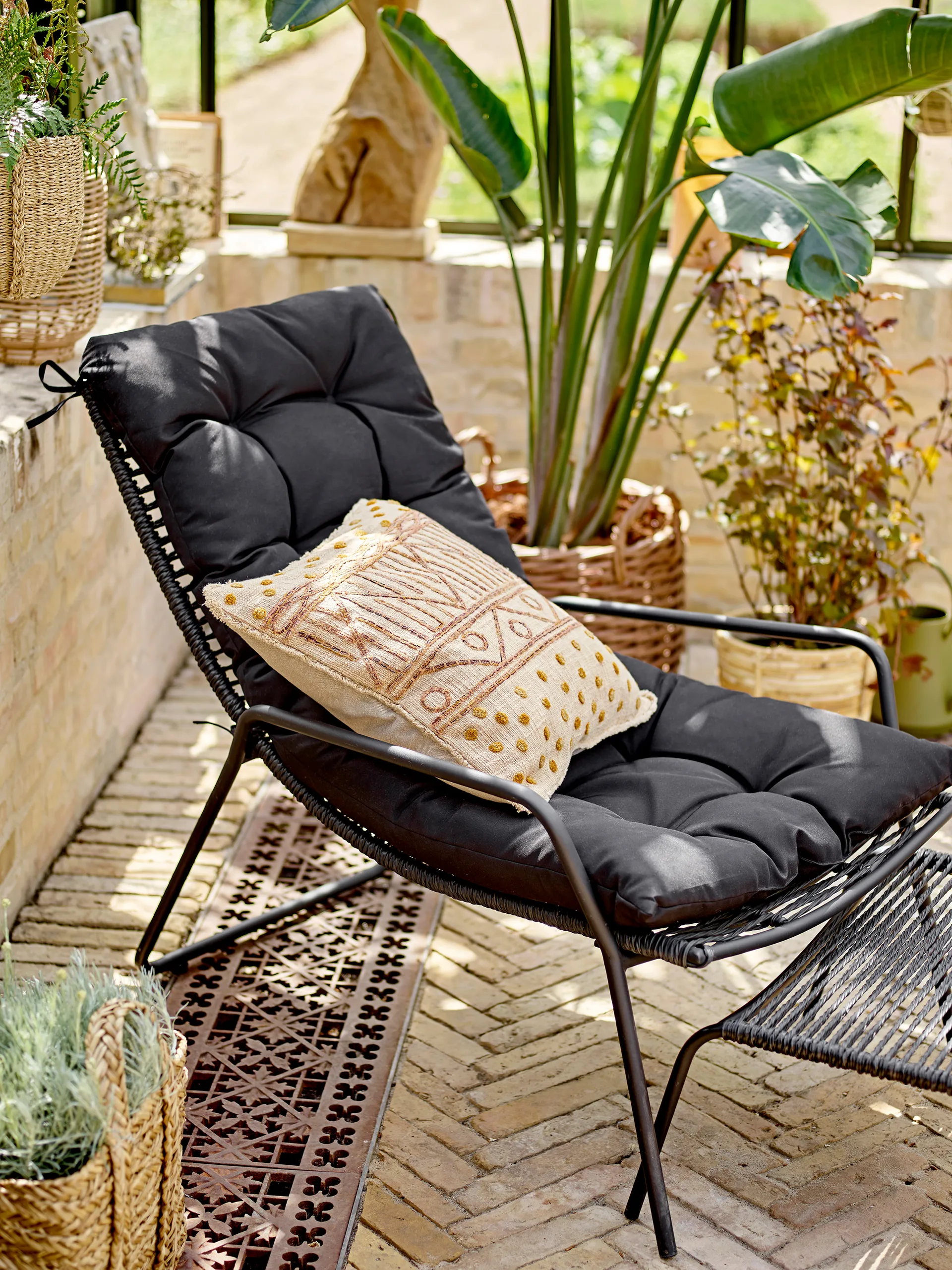 Jayde opbevaringskurv 2 dele, Brun Bloomingville