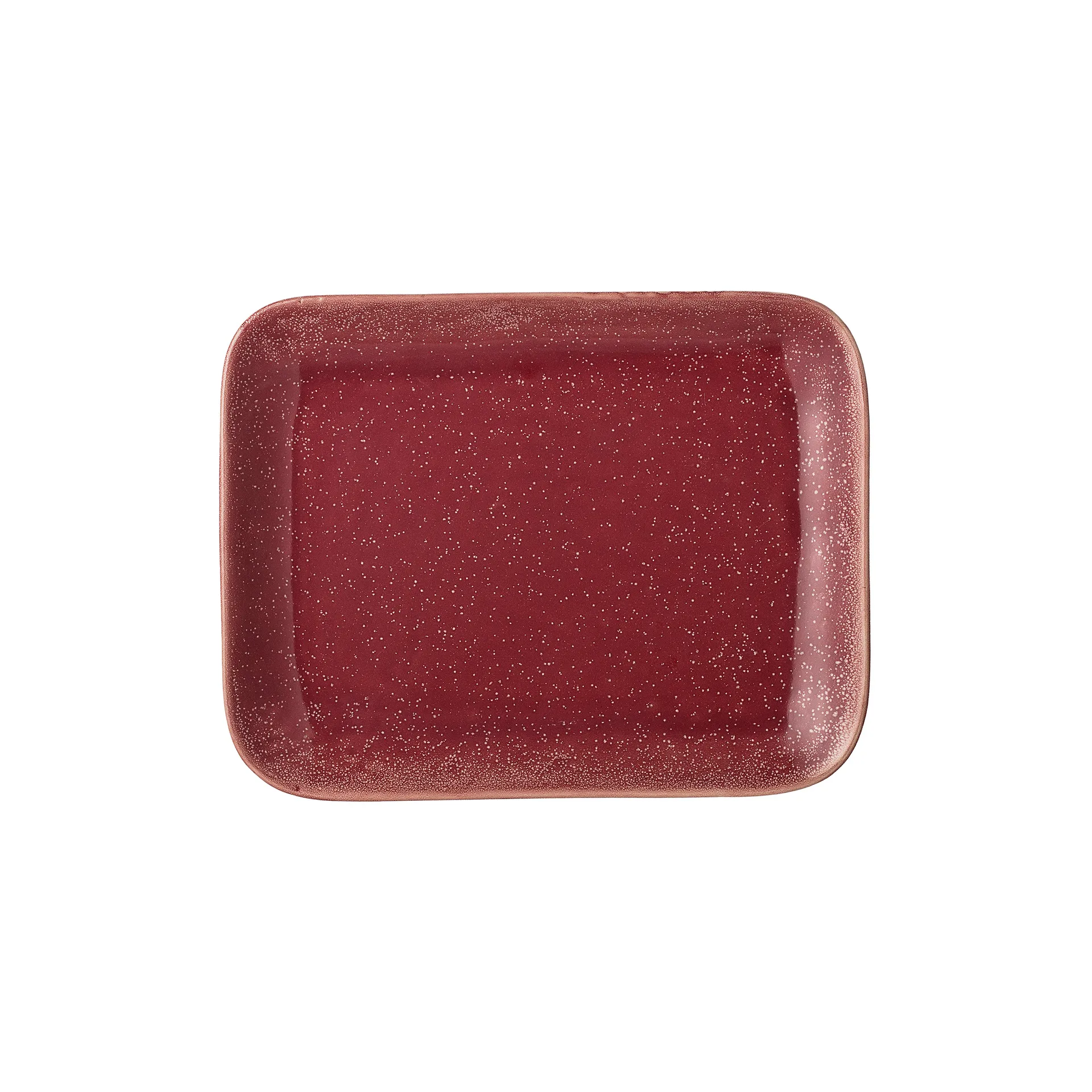 Joëlle serveringsfad, rød Bloomingville