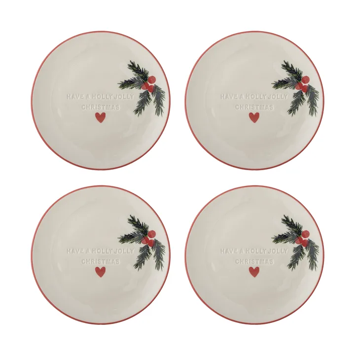 Jovida assiett - Nature, 4 dele, Ø16 cm - Bloomingville