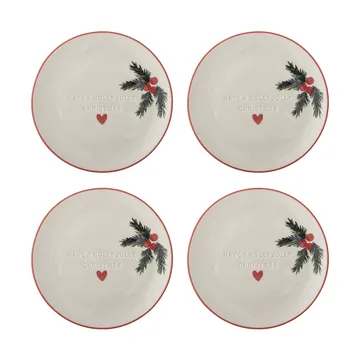 Jovida desserttallerken - Nature, 4 dele, Ø16 cm - Bloomingville