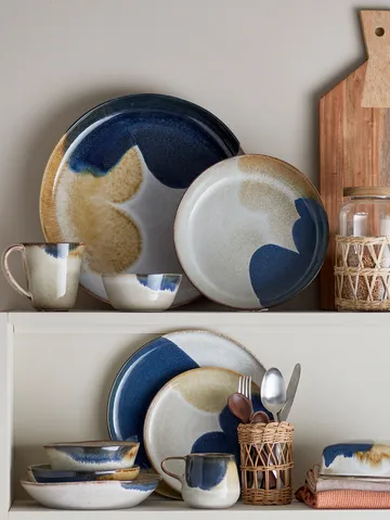 Jules morgenmadsæt 12 dele - Grå - Bloomingville