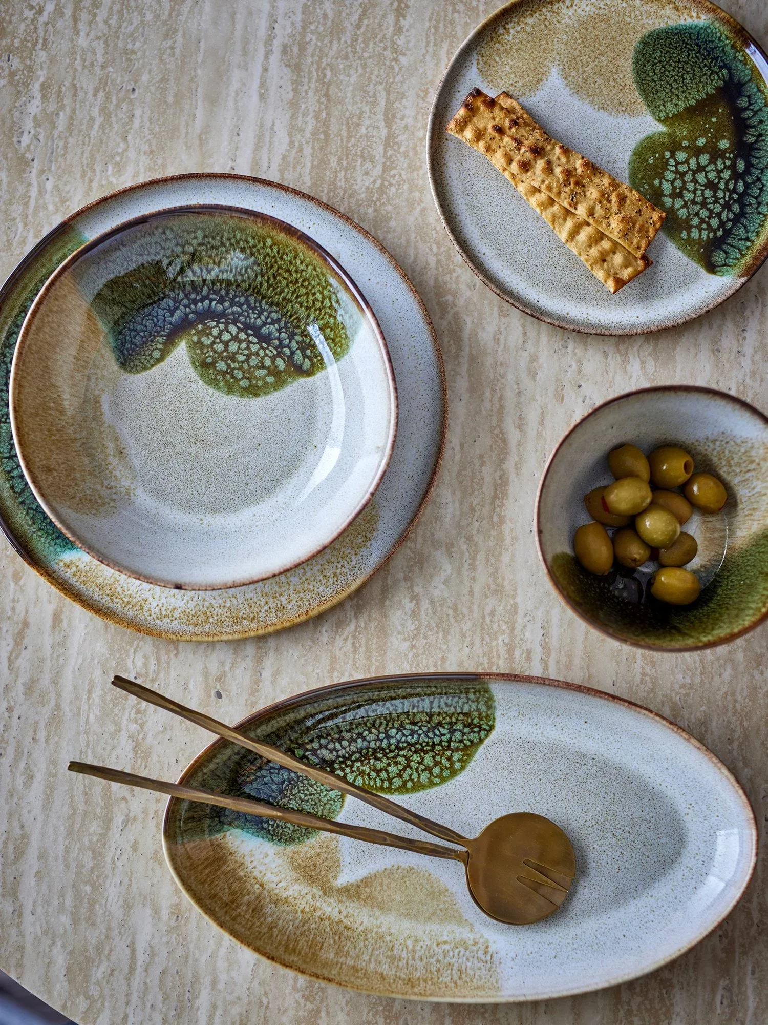 Jules tallerken, Green, Ø22 cm Bloomingville