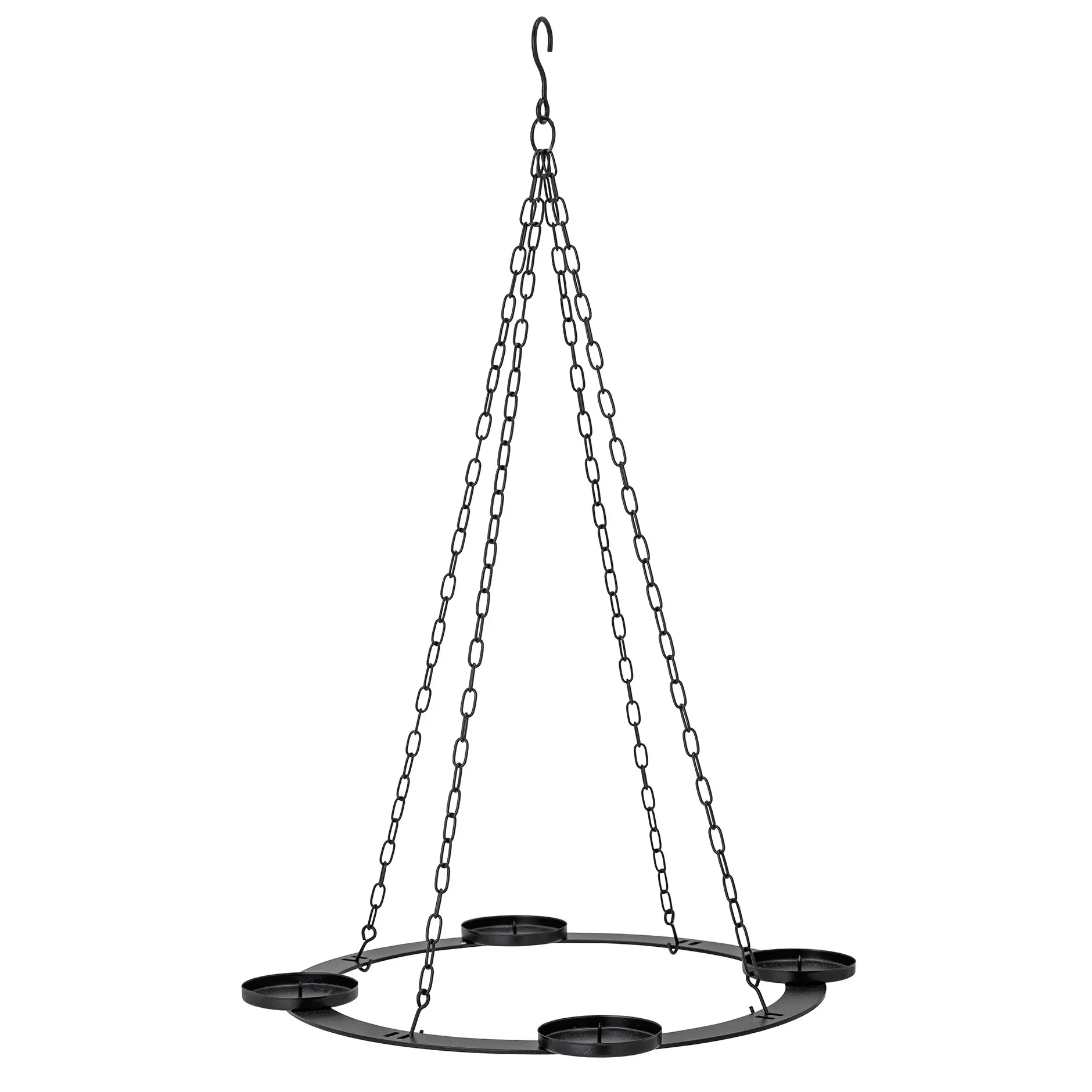 Jutta adventslysestage lysekrone Ø40 cm, Sort Bloomingville