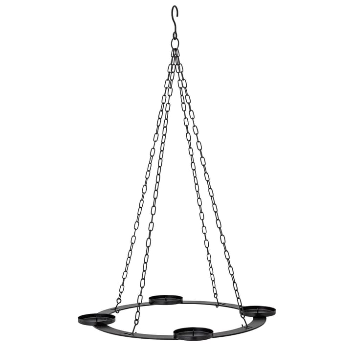 Jutta adventslysestage lysekrone Ø40 cm, Sort Bloomingville