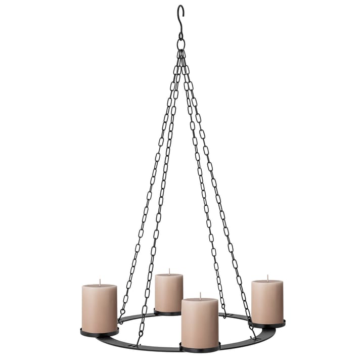Jutta adventslysestage lysekrone Ø40 cm, Sort Bloomingville
