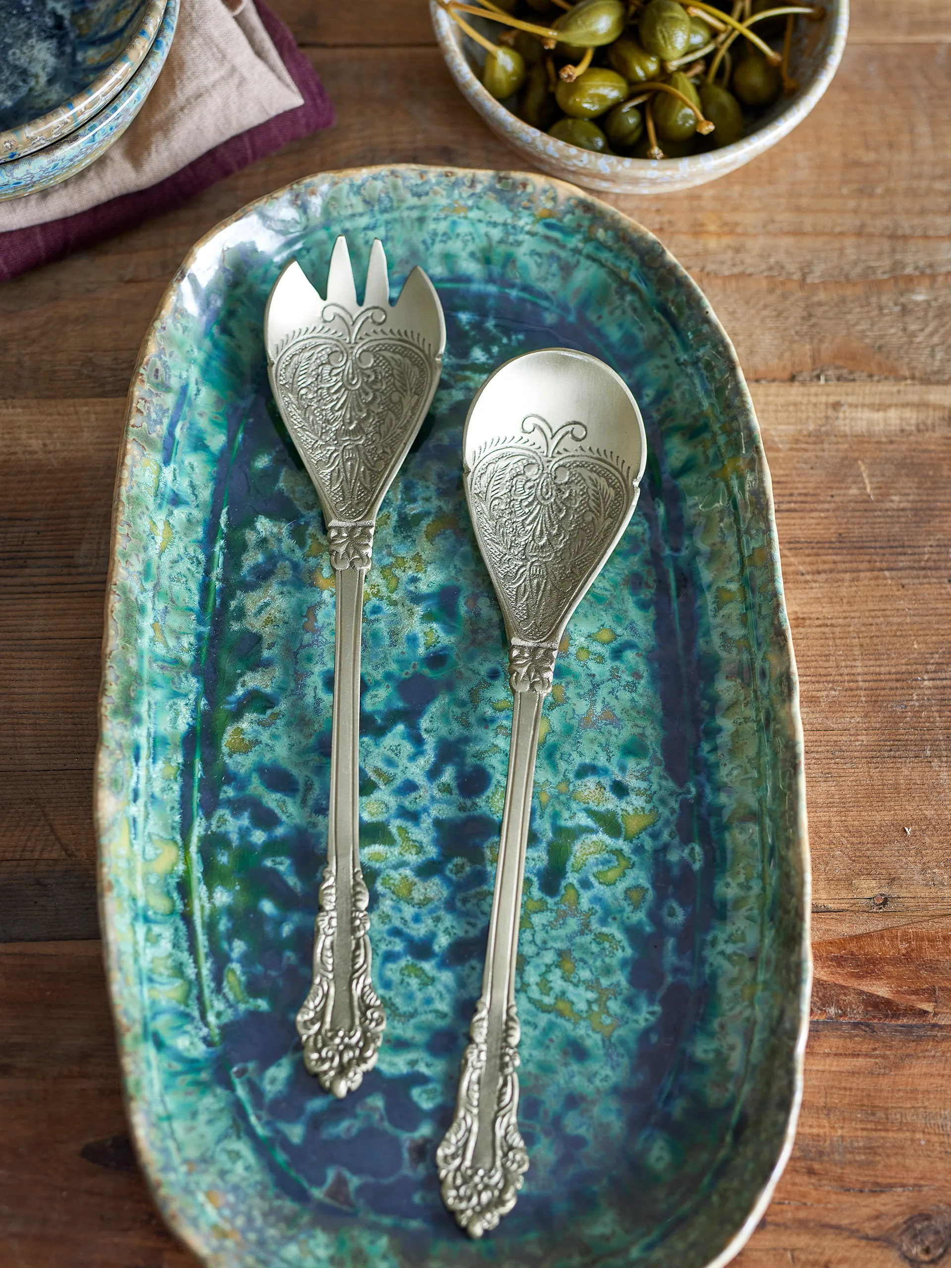 Kalima salatsæt 2 dele, Messing Bloomingville