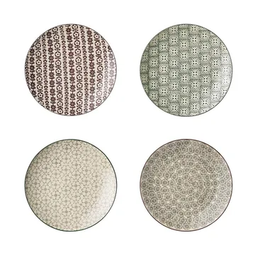 Karine tallerken 4-pak Ø20 cm - Bloomingville
